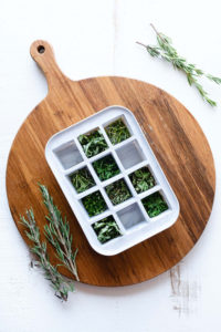 Preserving fresh herbs