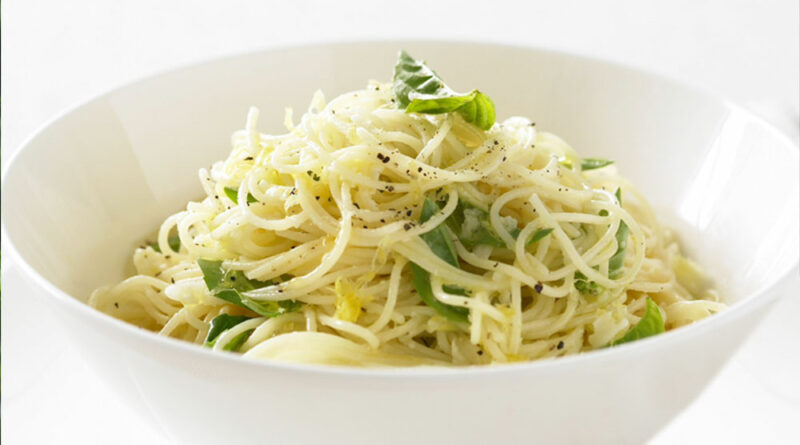 basil lemon garlic pasta recipe