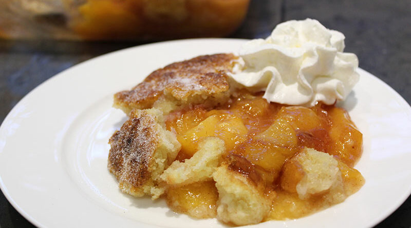 peach cobbler