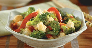 broccoli and cauliflower stir fry
