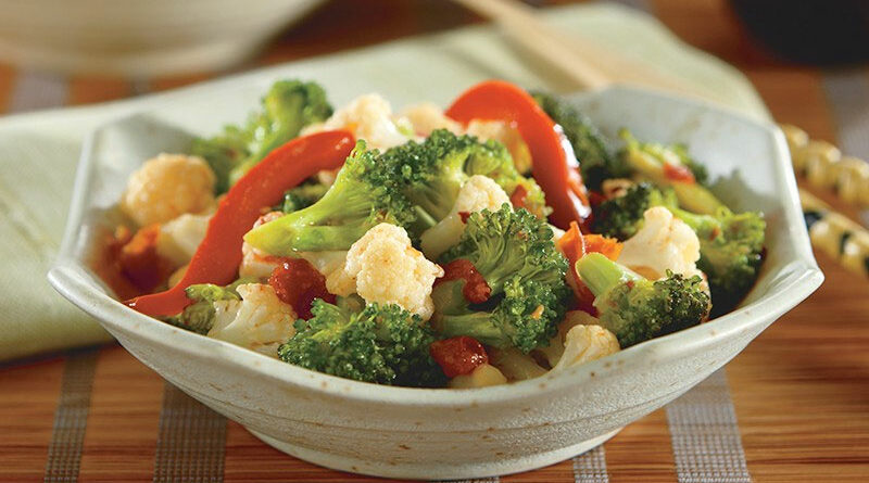 broccoli and cauliflower stir fry