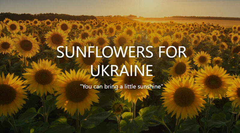 Sunflowers for Ukraine