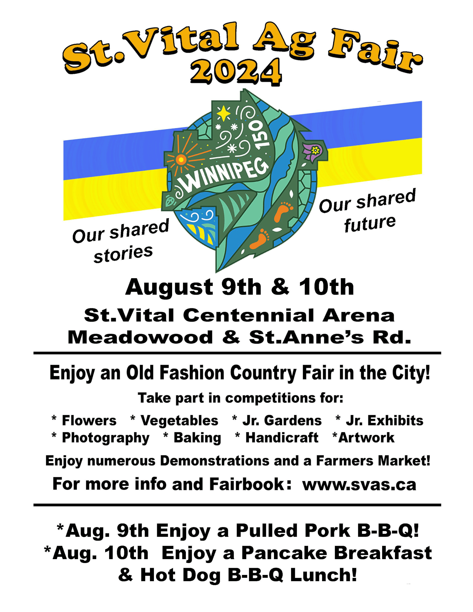 2024 St. Vital Agricultural Society’s Fair & Display